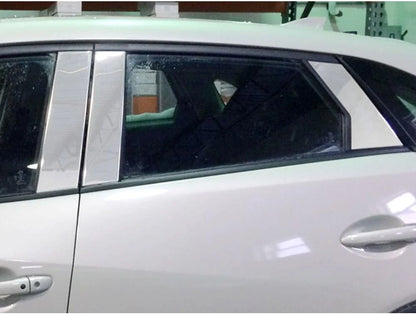 6pc Luxury FX Stainless Steel Pillar Post Trim for 2016-2021 Mazda CX-3