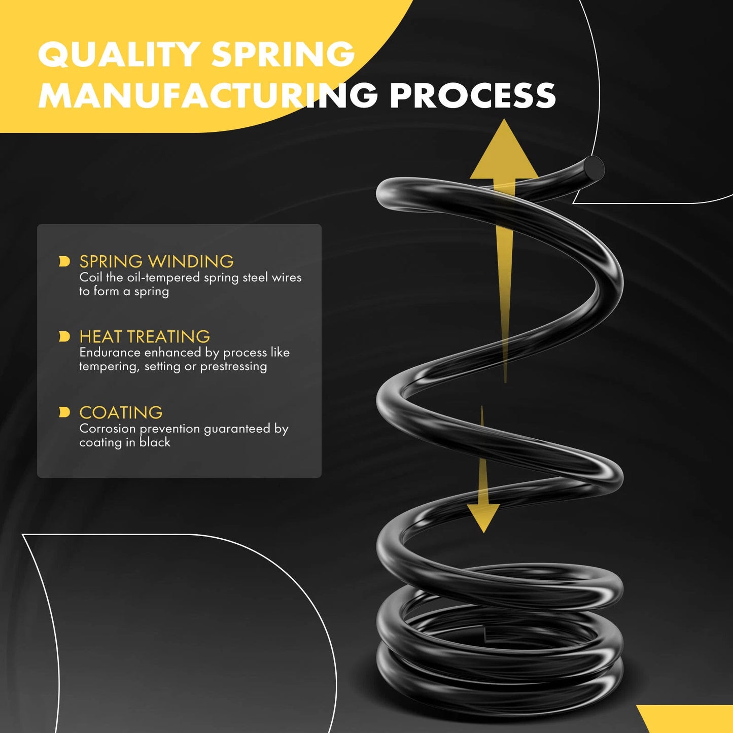 2X Rear Coil Springs for Mercedes-Benz G-Class (1979–1990)
