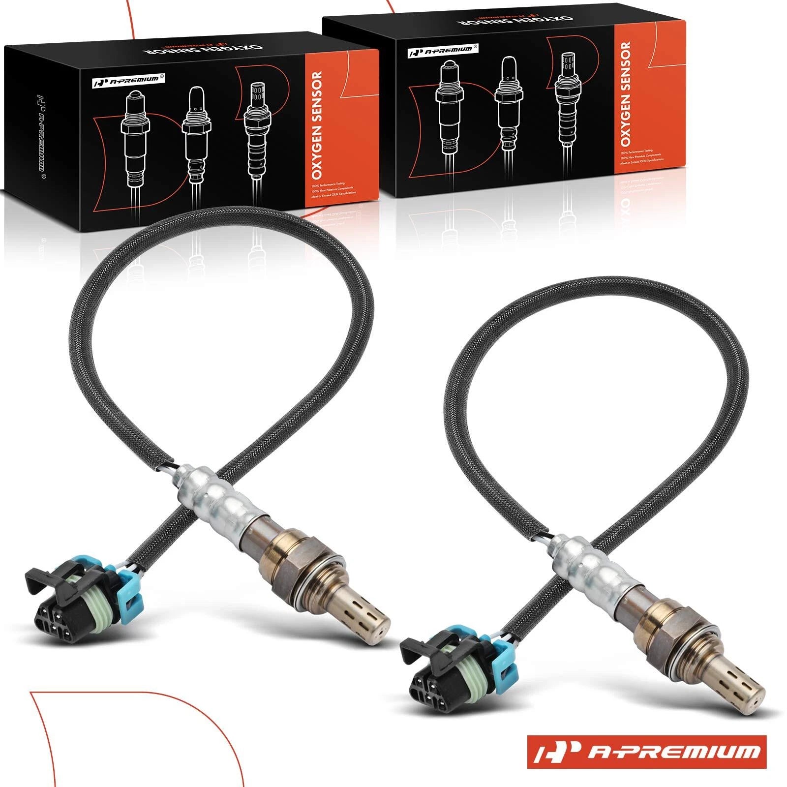 2X Oxygen Sensor for Chevrolet Silverado 1500 GMC Sierra 1500 (2007–2013)