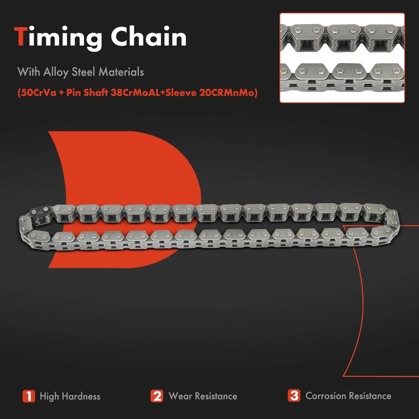 4X Timing Chain Kit for Chevrolet Impala Camaro Buick LaCrosse (2000–2005)