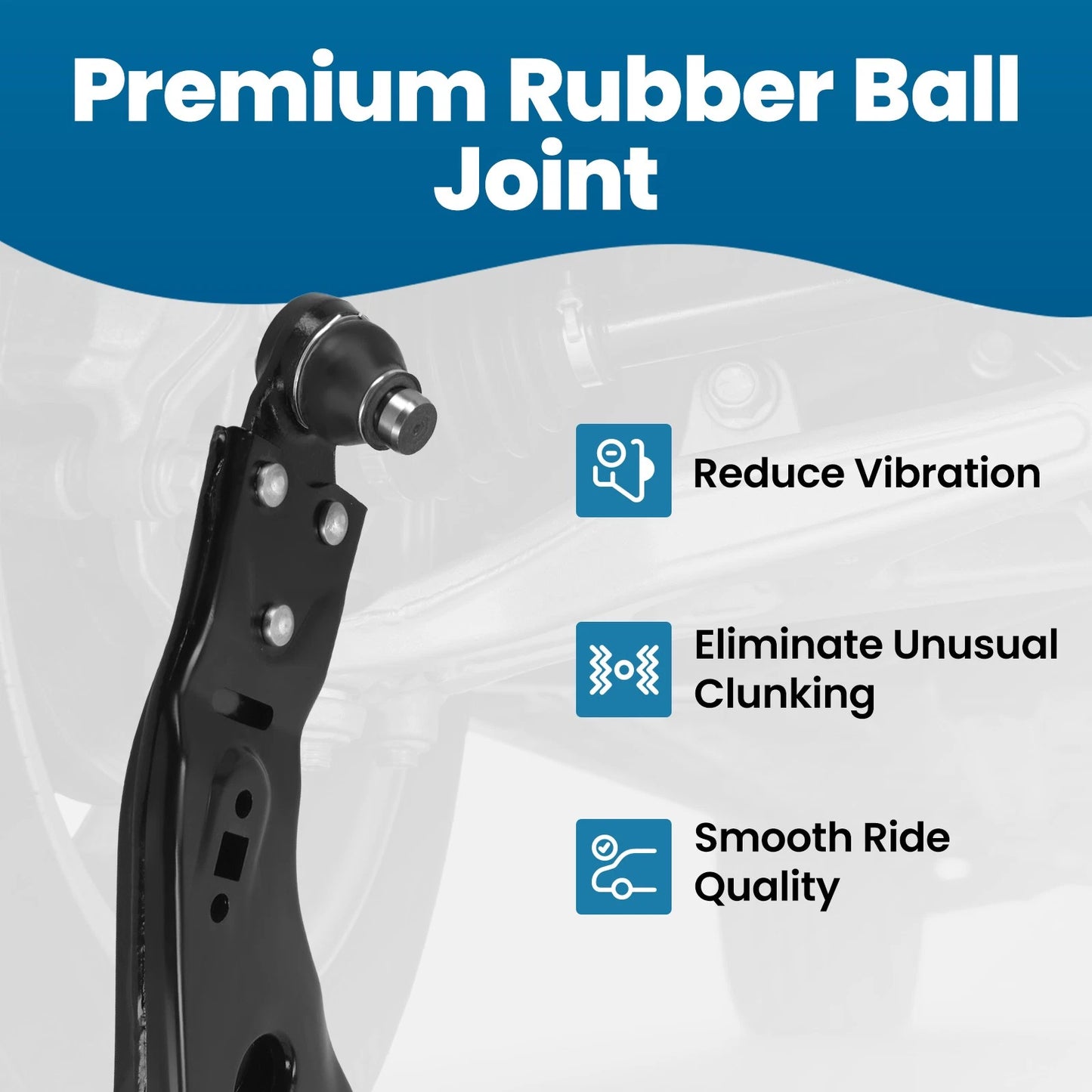 Front Lower Right Control Arm with Ball Joint for Ford Focus/Transit Connect (2014–2020)