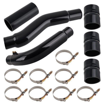 Intercooler Piping Kit for Dodge 6.7L Cummins (2007.5–2009) Black Aluminum