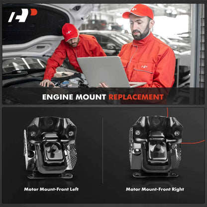 2X Engine Motor Mount for Chevy Silverado 1500 (2007–2012) GMC Sierra 1500