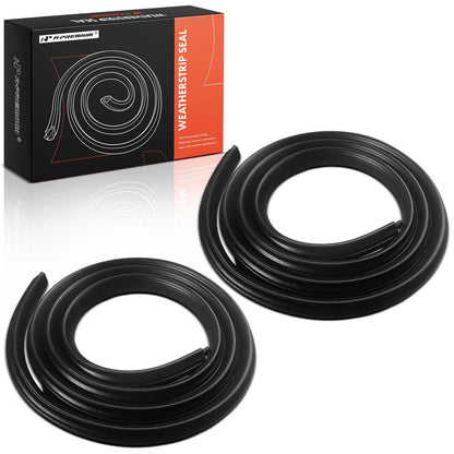 2X Rear Door Weatherstrip Seal for Chevy Tahoe GMC Yukon