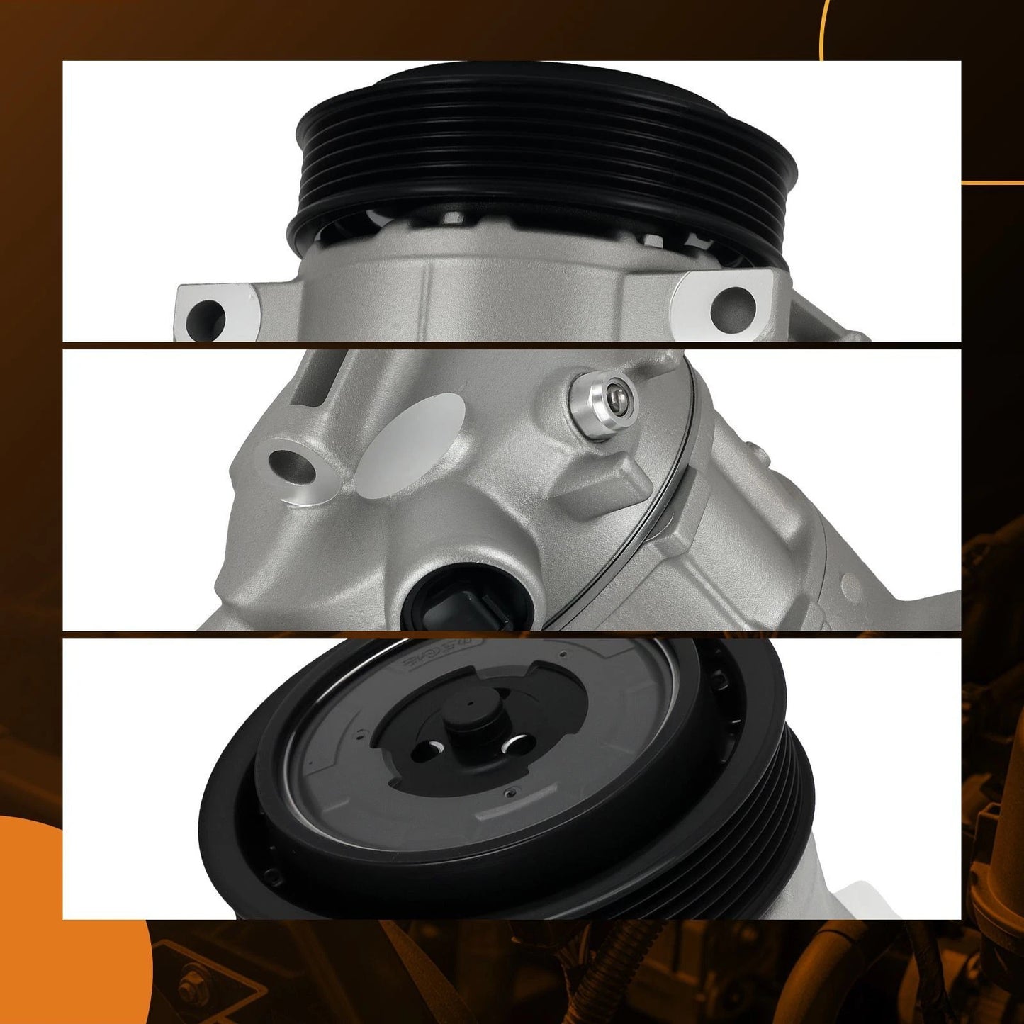 Air A/C Compressor for Jeep Compass (2009–2017) and Dodge Caliber (2009–2012)
