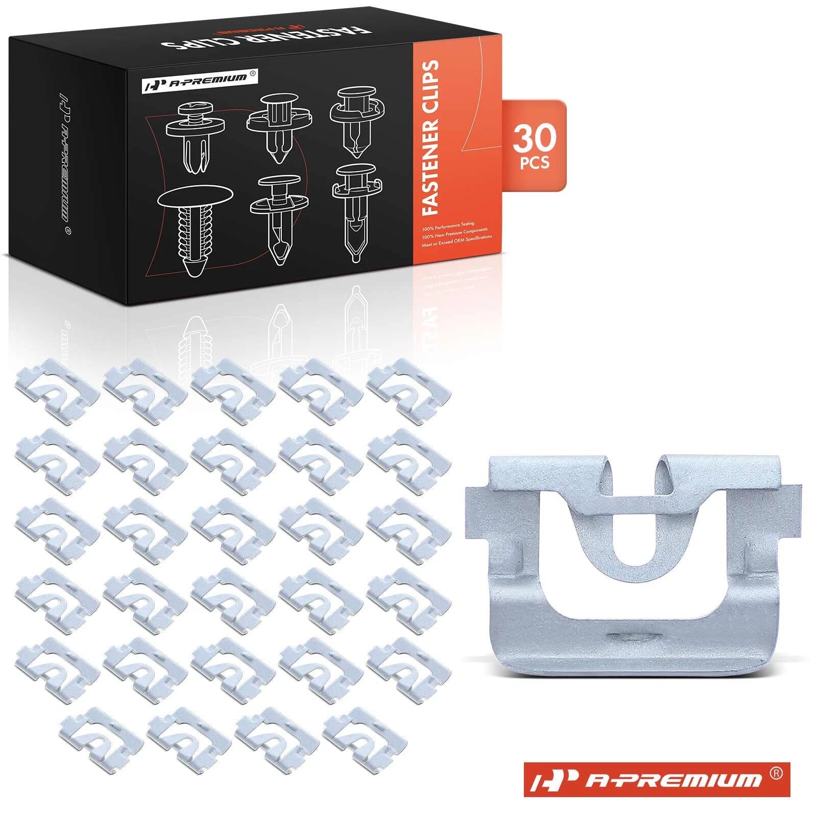 30Pcs Window Molding Trim Clips for Chevy