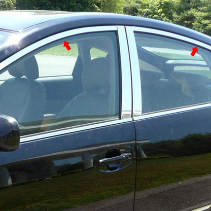 Luxury FX Chrome Upper Window without Posts for Toyota Prius (2004–2009)