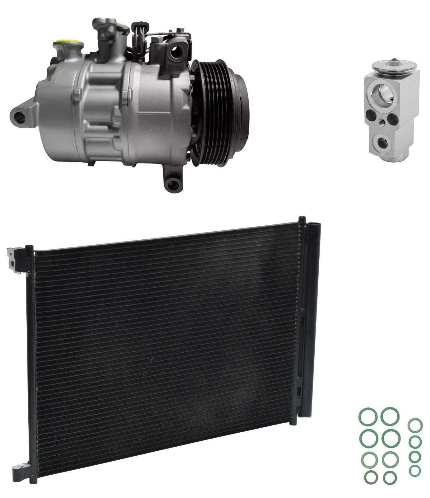 AC Compressor Kit With Condenser for Mercedes GLC300 2.0L (2017–2018)