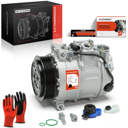 A/C Compressor with Clutch for Mercedes-Benz C230 C280 C350 E350 E430 (2000–2010)