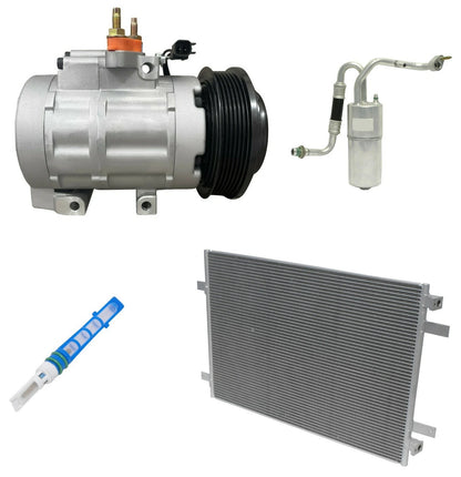 AC Compressor Kit With Condenser for Ford F-550 Super Duty (2008–2010)