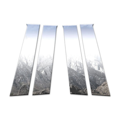 4Pc Chrome Pillar Post Covers for Nissan Juke (2011–2019)