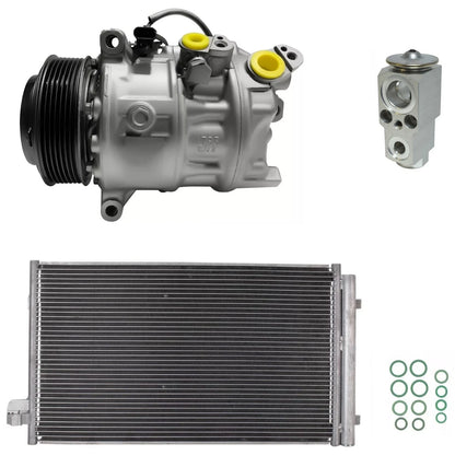 A/C Compressor Kit With Condenser for BMW Alpina B7 4.4L V8 (2019)