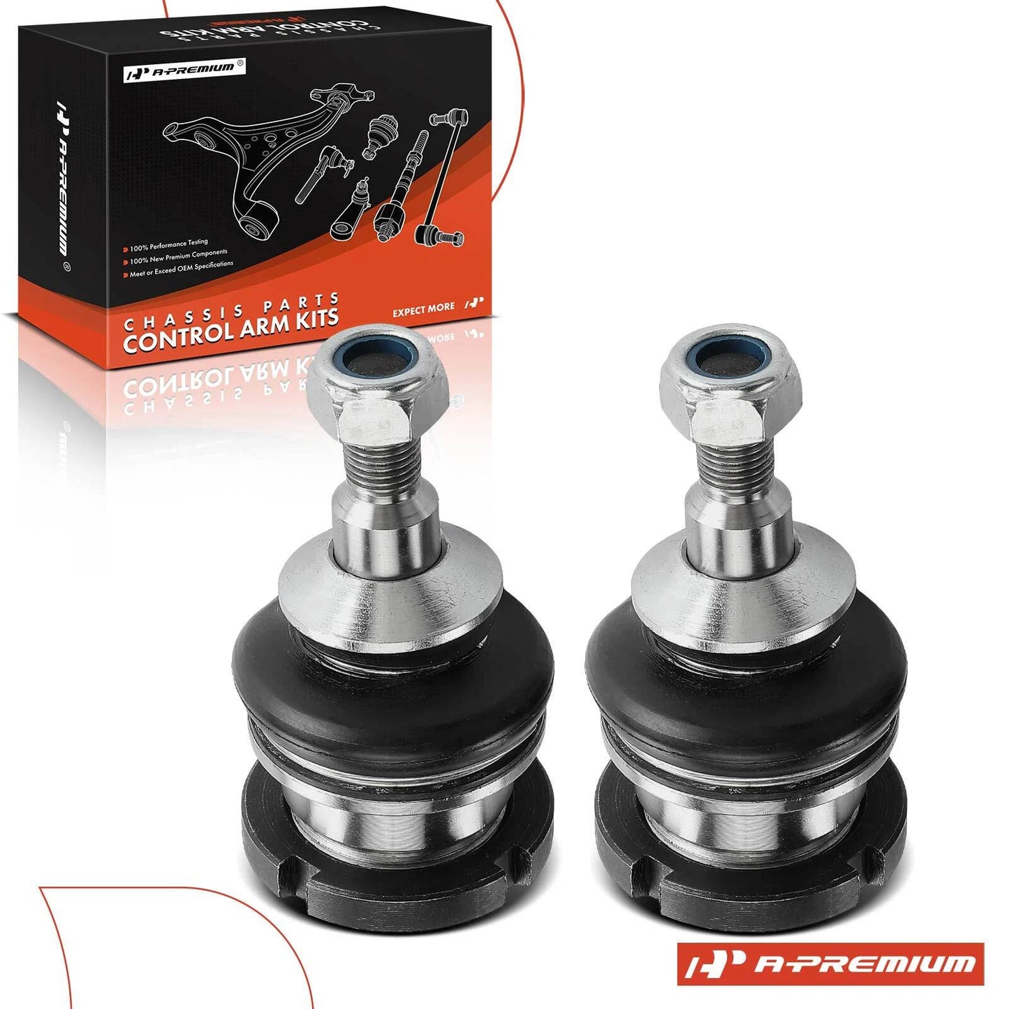 2X Rear Side Lower Ball Joint for Mercedes-Benz ML320 ML430 ML500 (1998–2005)