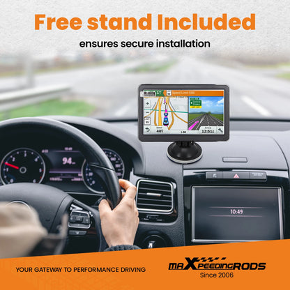 7-Inch Truck GPS Navigation Touch Screen Direct Installation for Car RV Van (2025–2025)