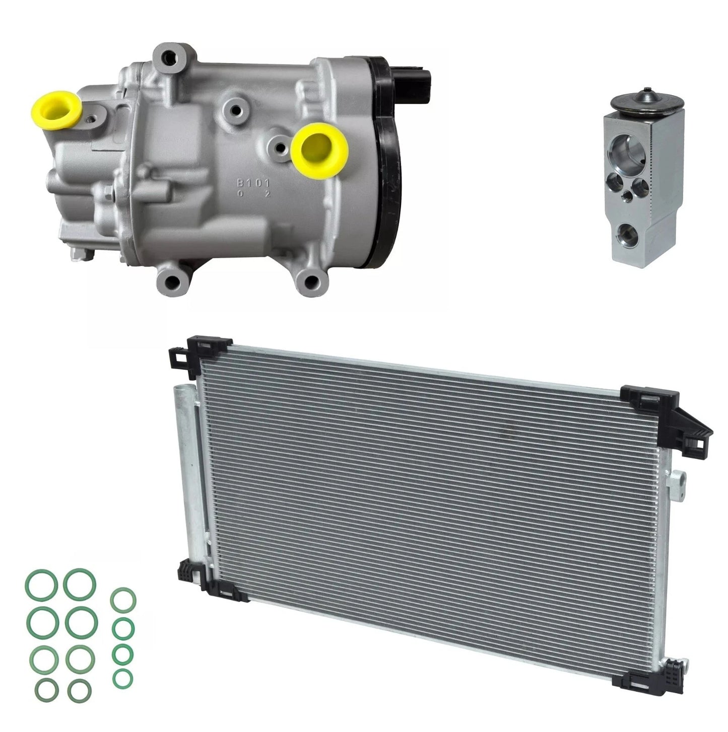 A/C Compressor Kit With Condenser for Toyota Prius 1.8L (2020–2022)
