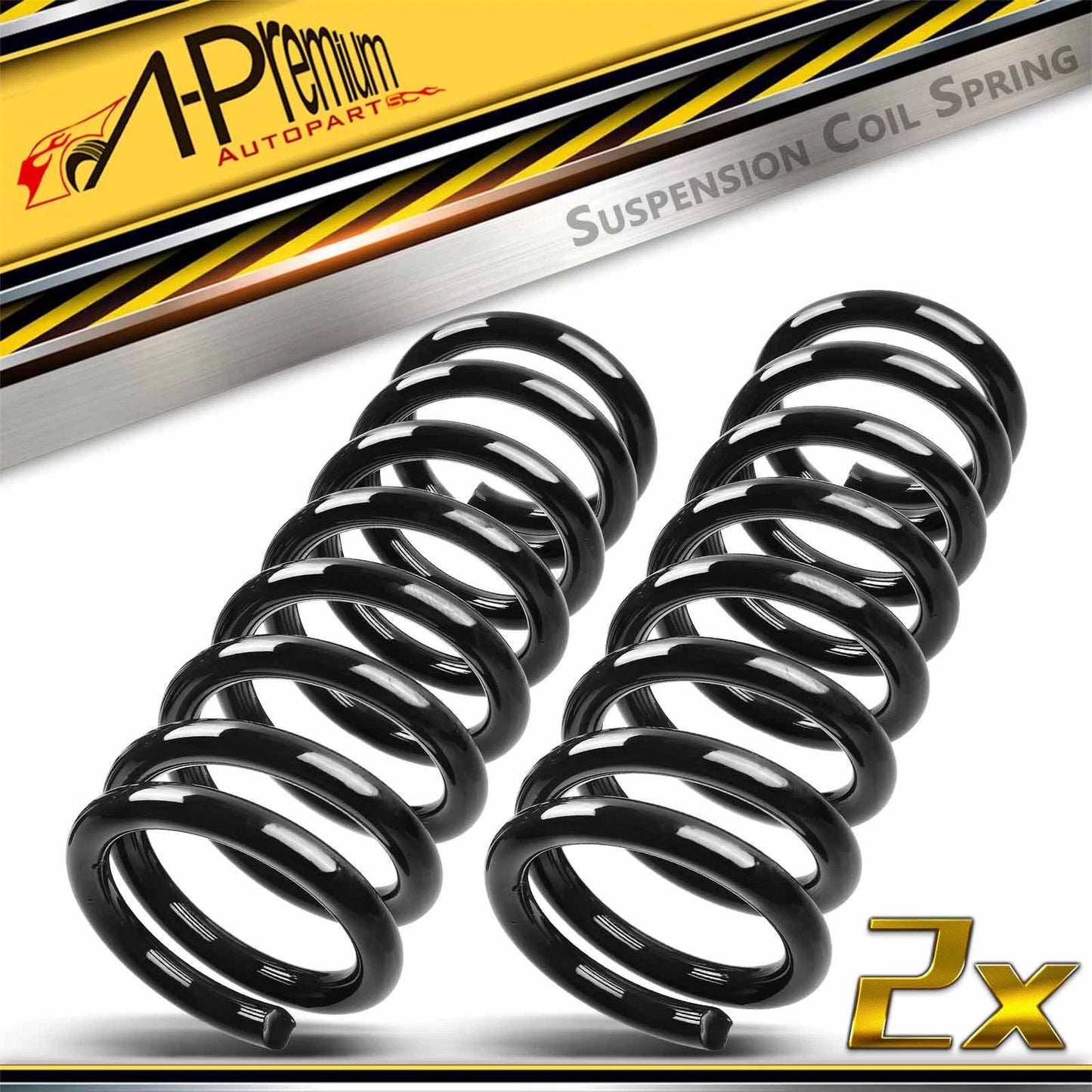 2X Front Coil Springs for Chevrolet S10 (1999–2003) L4 2.2L Pickup