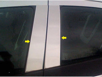 4pc. Luxury FX Chrome Pillar Post Trim For 2011-2015 Chevy Volt