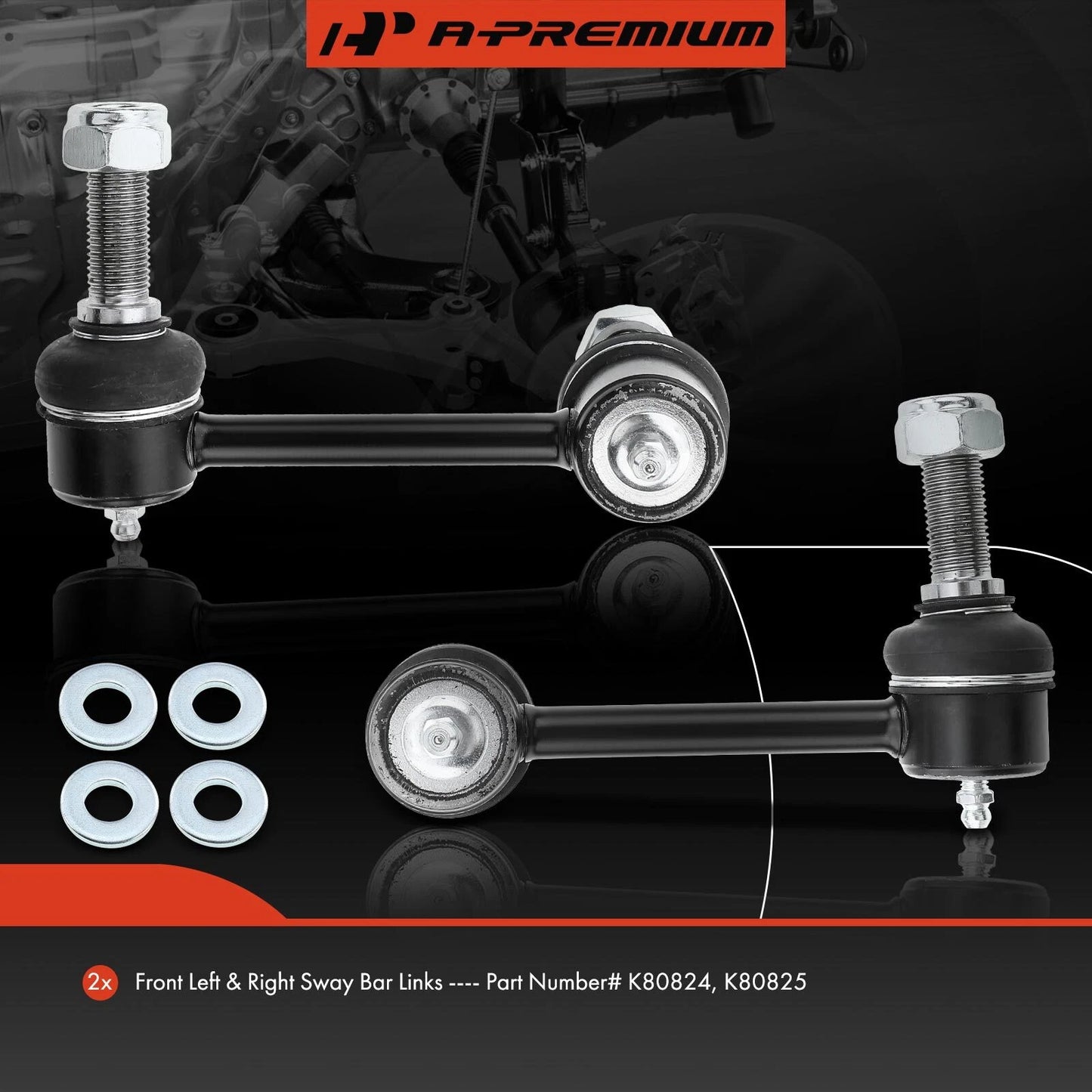2X Front Stabilizer Bar Link for Chevy Trailblazer GMC Envoy (2004–2007)