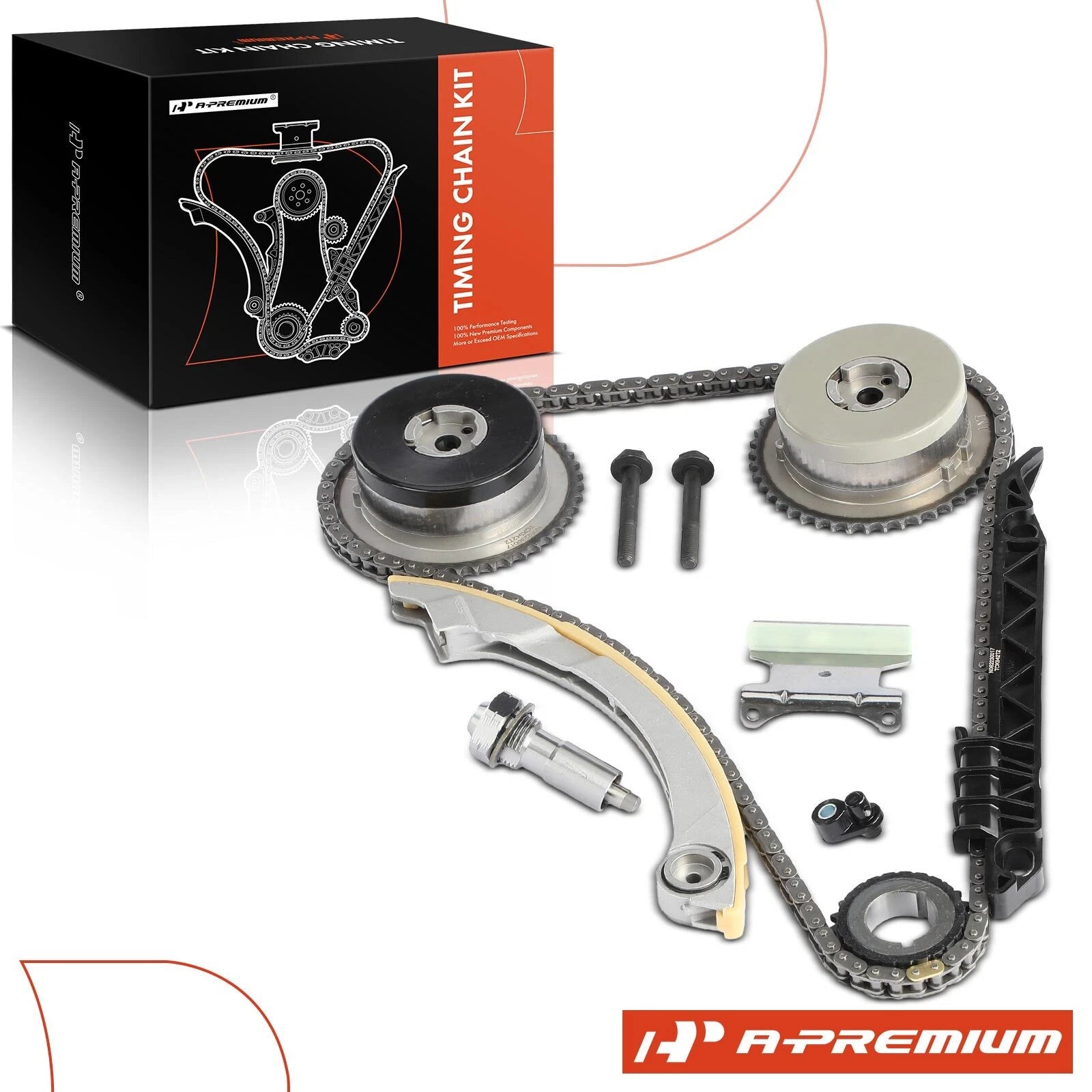 9x Front Timing Chain Kit for Chevrolet Equinox Malibu (2008–2010)