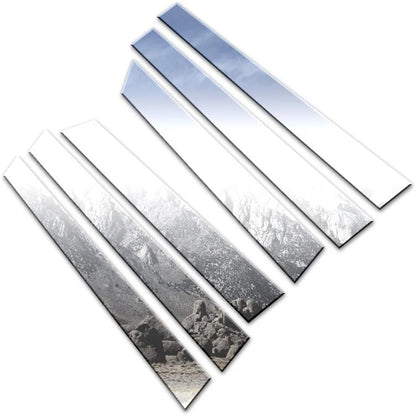 Luxury FX Chrome Pillar Post Trim Kit for Nissan Rogue (2008–2013)