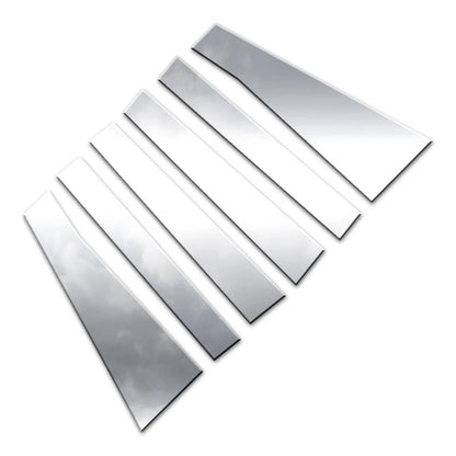 6Pc Chrome Pillar Post Covers Replacement for Toyota Sienna (2011–2022)