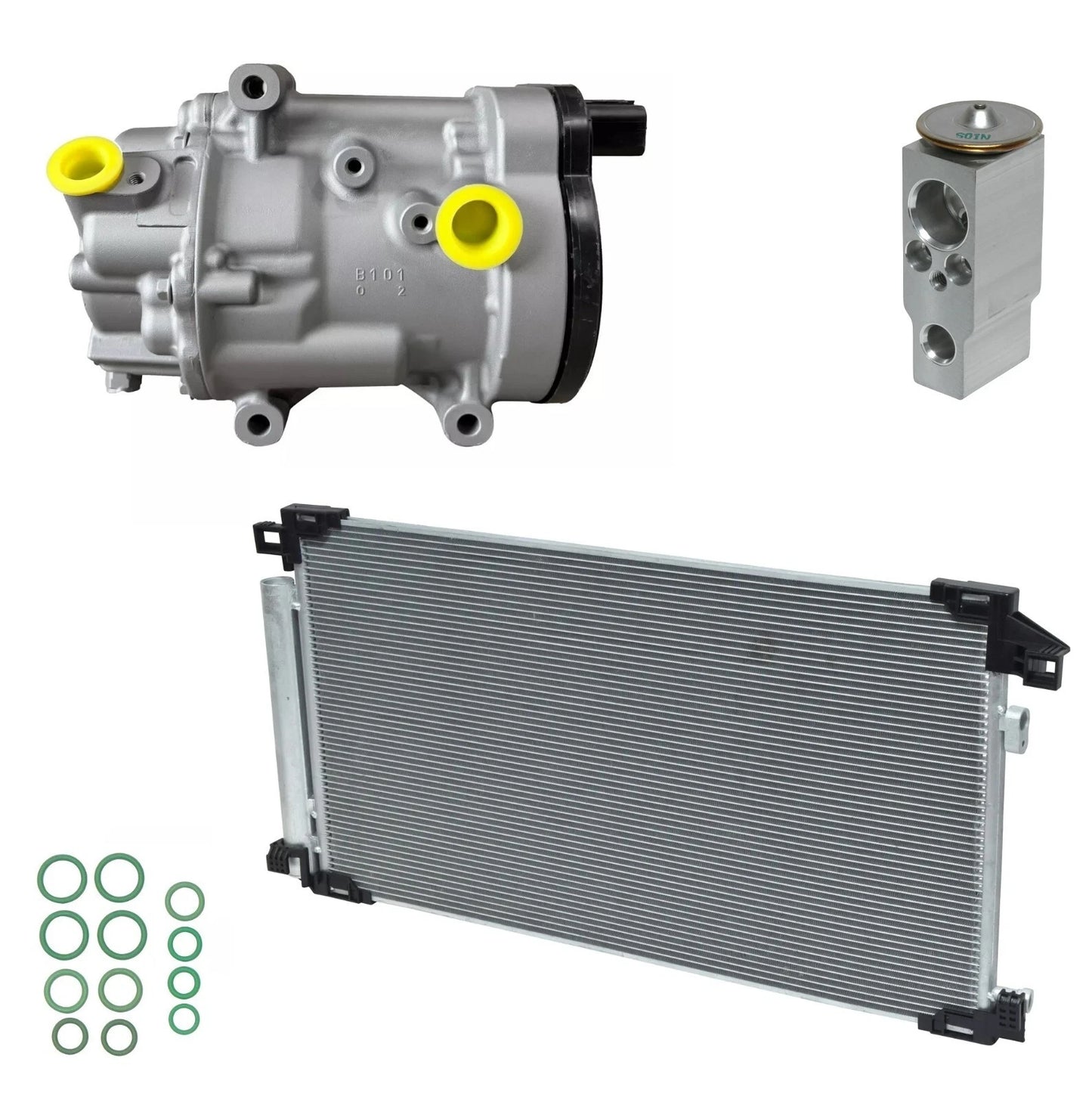 AC Compressor Kit with Condenser for Toyota Prius AWD-e (2022–2022)