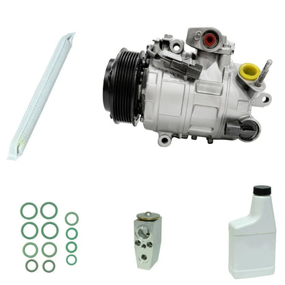 AC Compressor Kit Replacement for Toyota EA68 Without Rear Air (2005–2015)