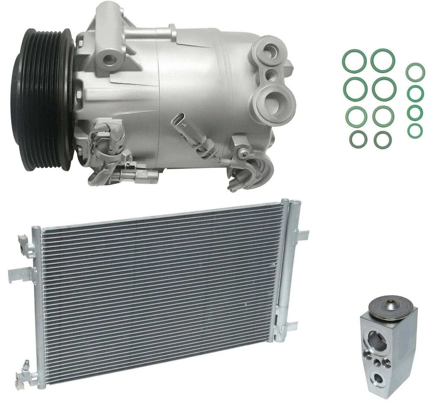 A/C Compressor Kit with Condenser for Buick LaCrosse 2.4L (2013–2016)