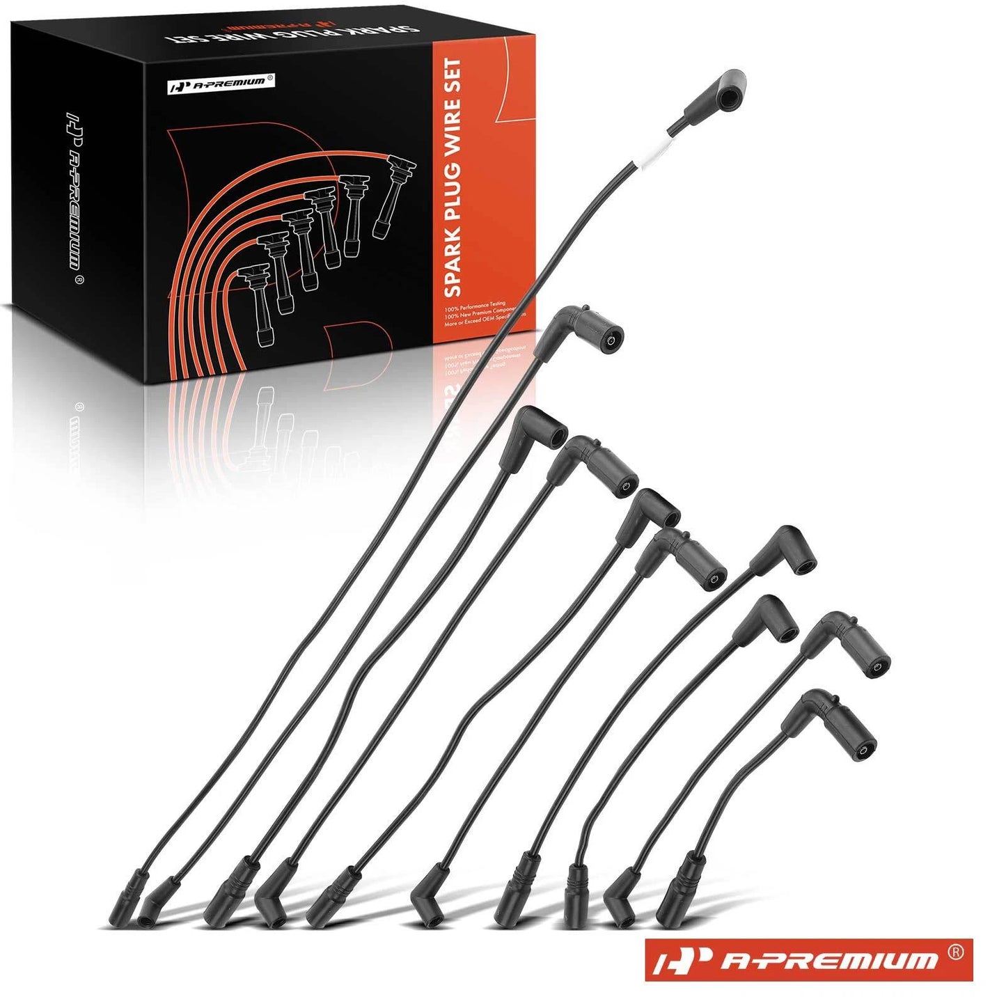 10x Spark Plug Wire Set for Chevrolet Impala Camaro V8 (1994–1996)
