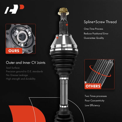 CV Axle Assembly for Chevrolet Corvette (1997–2004)