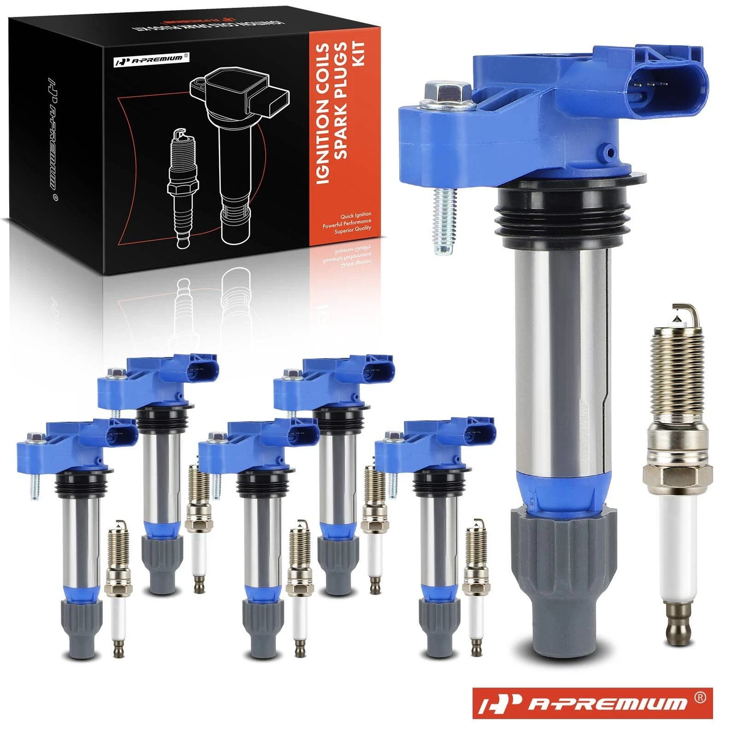 6X Ignition Coil & 6X Iridium Spark Plug for Chevy GMC Buick