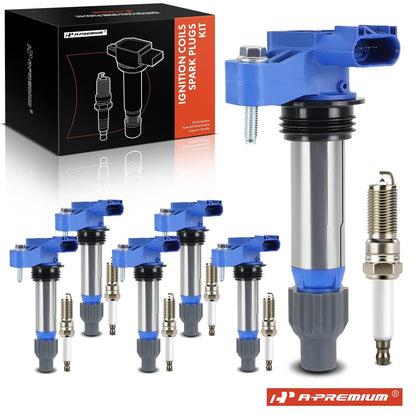 6X Ignition Coil & 6X Iridium Spark Plug for Chevy GMC Buick