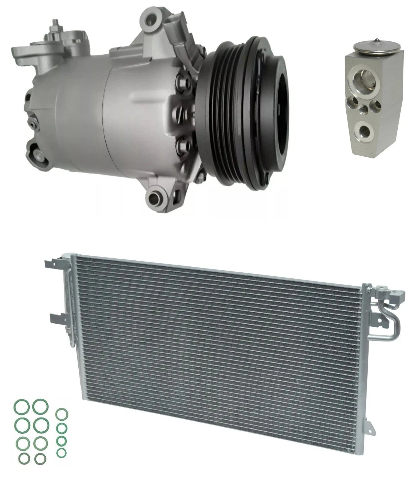 AC Compressor Kit With Condenser for Ford Focus 2.3L (2018–2018)