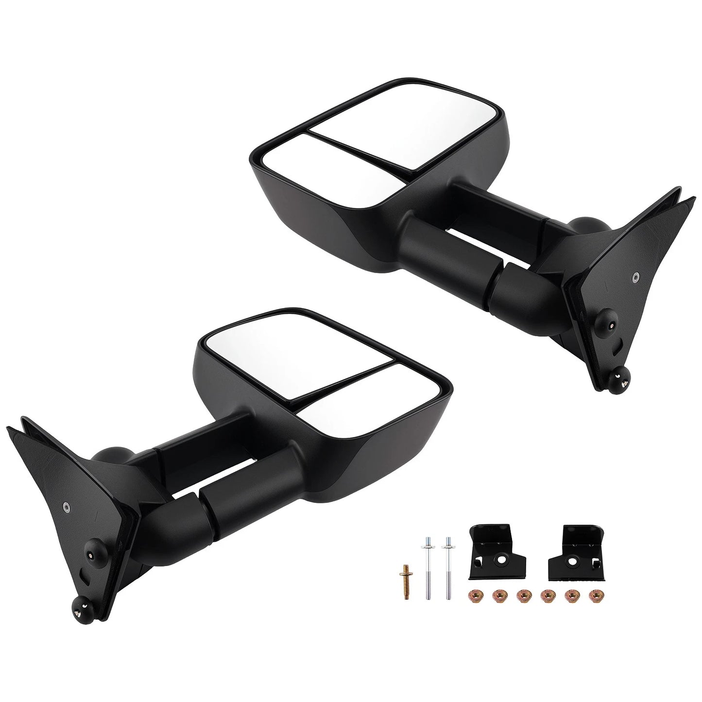 Black Side View Mirror Set for GMC C/K 1500 2500 3500 (1988–1998)