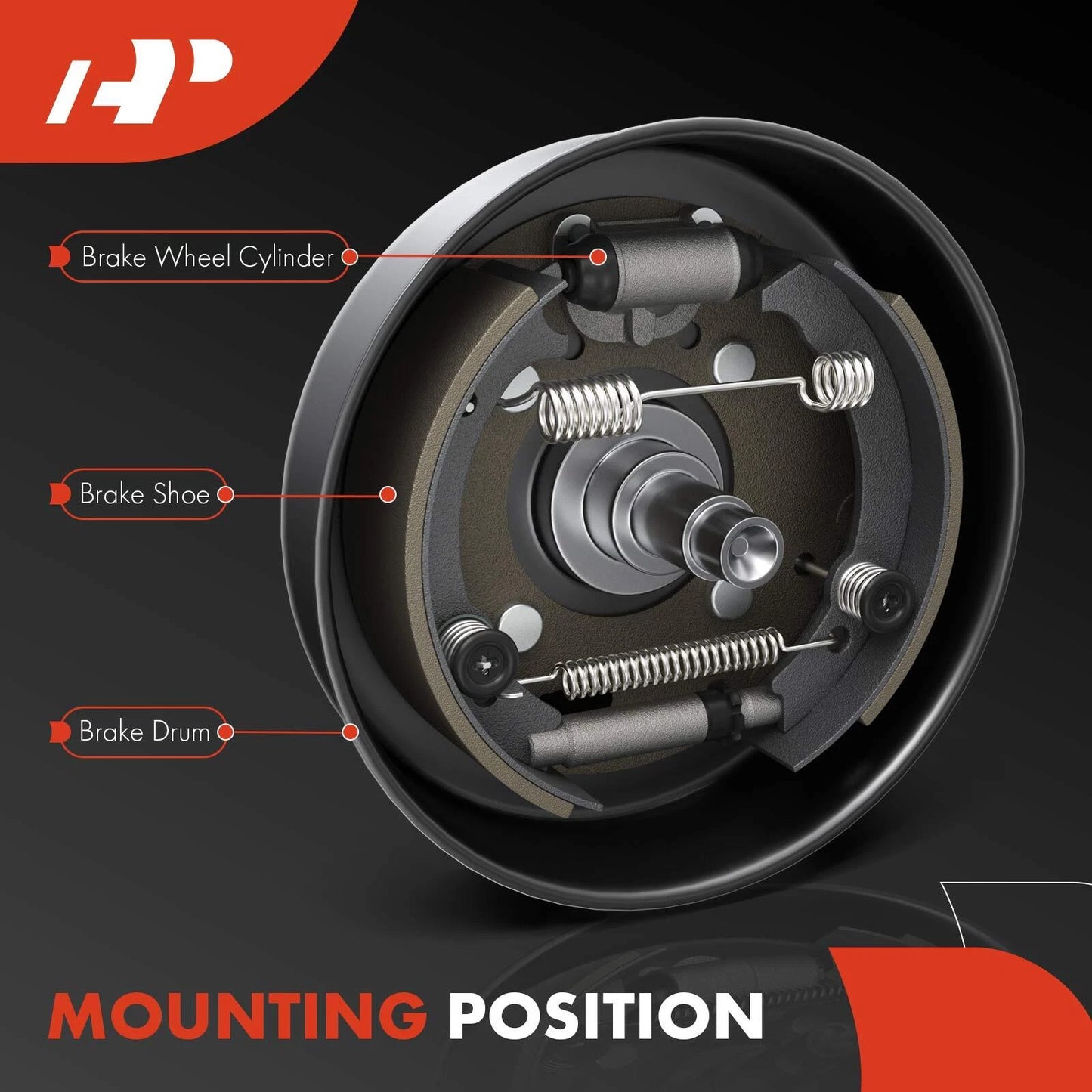2Pcs Brake Wheel Cylinders for Chevrolet Malibu (1964)