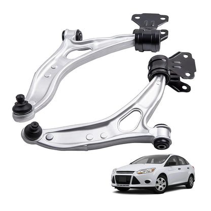 2x Front Suspension Control Arm Kit and Ball Joints for Ford Focus (2013–2018)