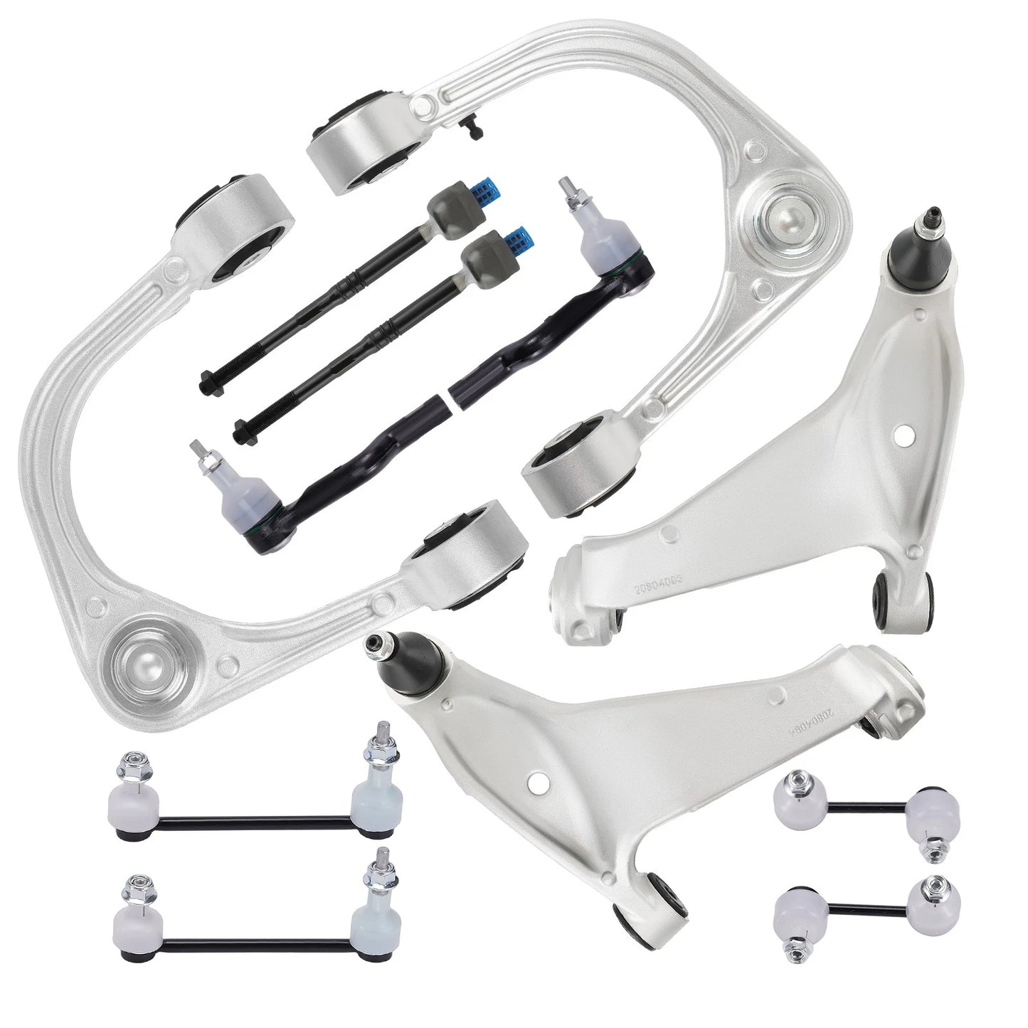 12 Piece Front Upper/Lower Control Arms & Ball Joints for Cadillac CTS (2008–2014)