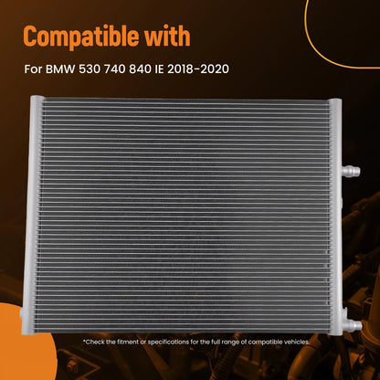 Aluminum Radiator for BMW 5 7 8 (2018–2020) MT Cross Flow