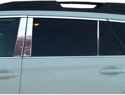 6pc. Luxury FX Stainless Steel Pillar Post Trim for 2010-2014 Subaru Outback