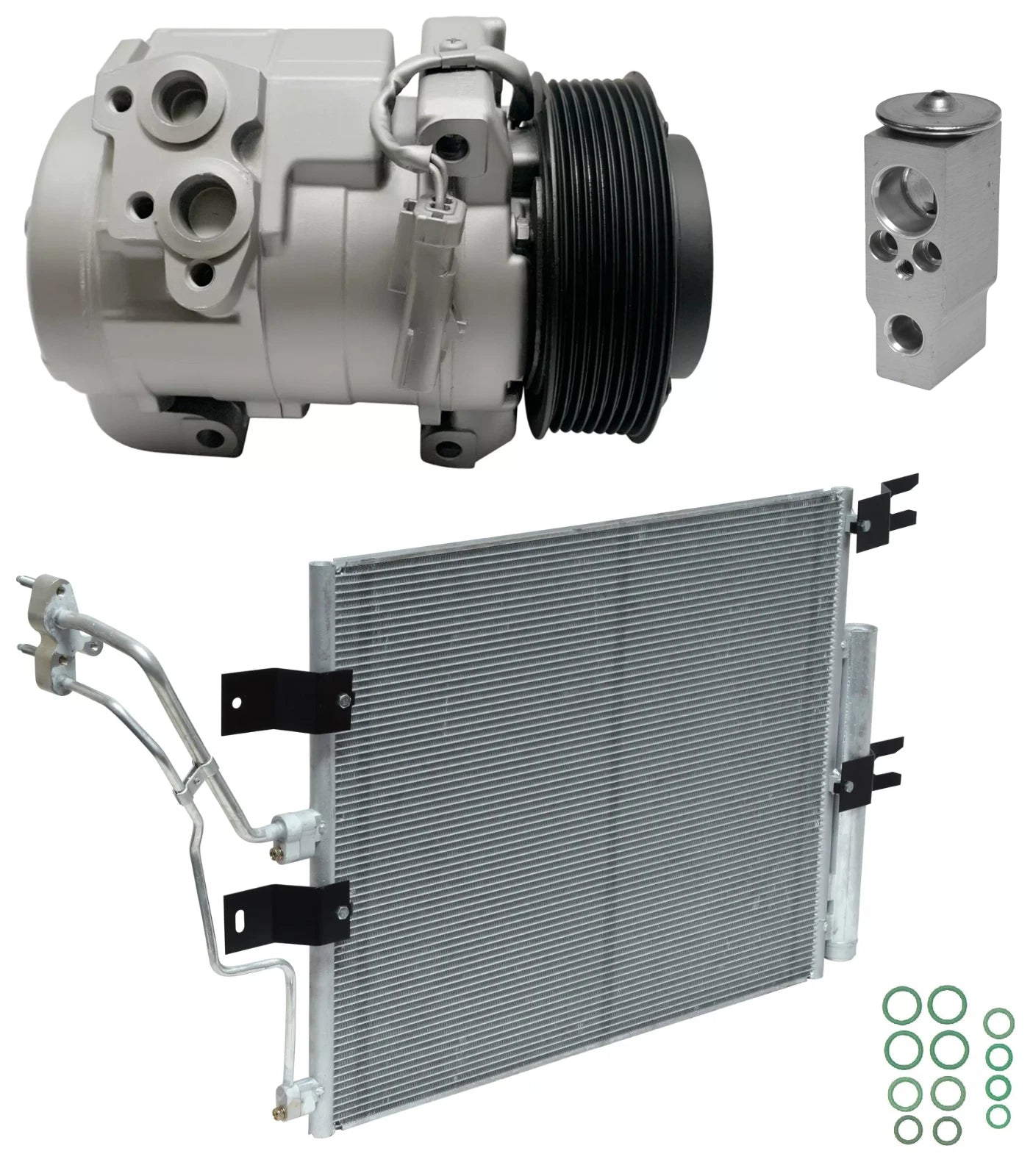 AC Compressor Kit with Condenser for Ram 5500 6.7L Turbo (2011–2018)