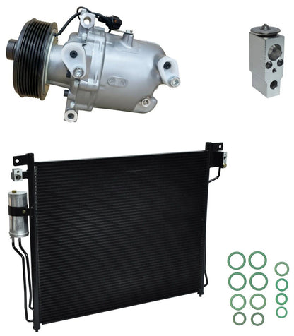 A/C Compressor Kit With Condenser Replacement for Suzuki Equator 2010–2010