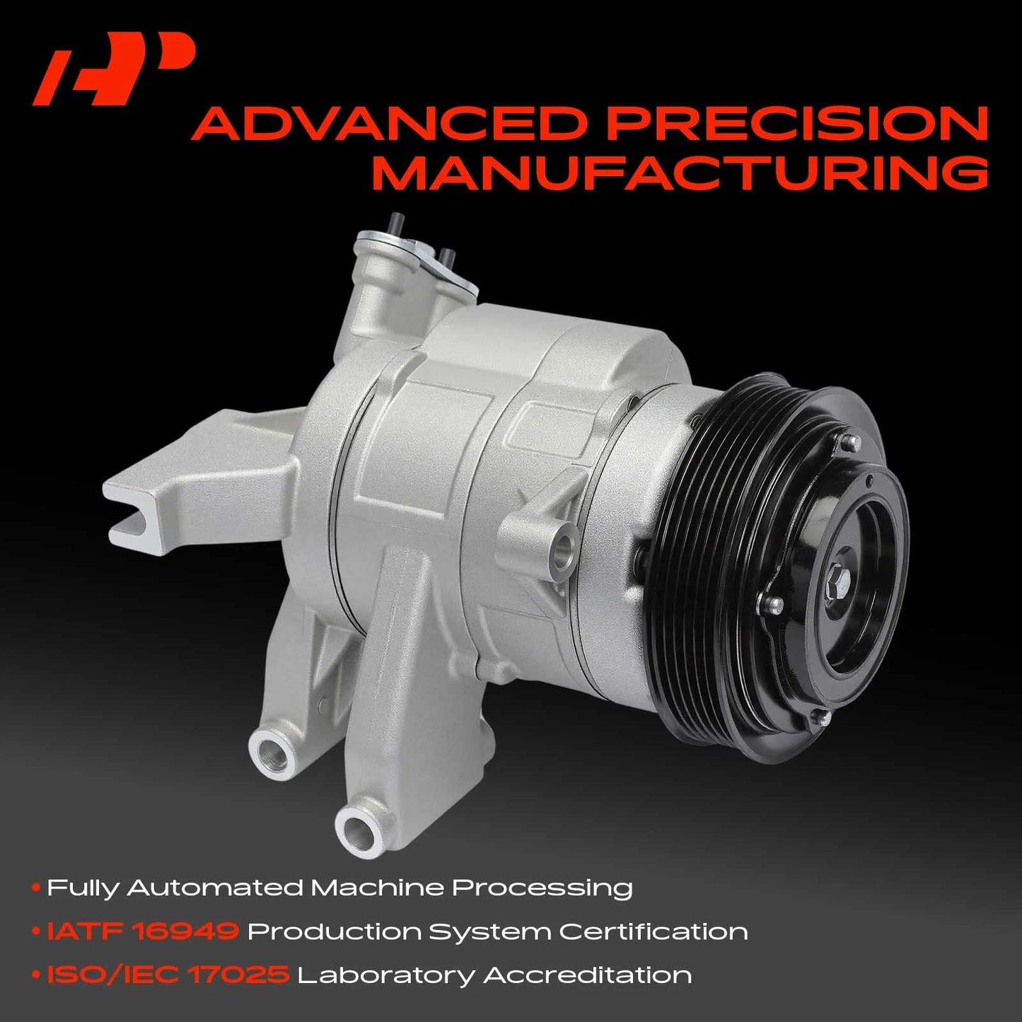 A/C Compressor with Clutch for Chevy Equinox GMC Terrain (2010–2011)