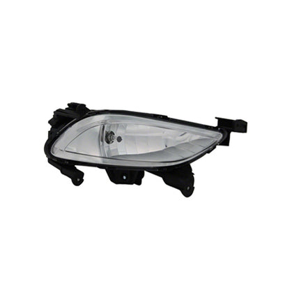 Fog Light Assembly Driver Side Replacement w/White Bezel for Nissan (2007–2015)
