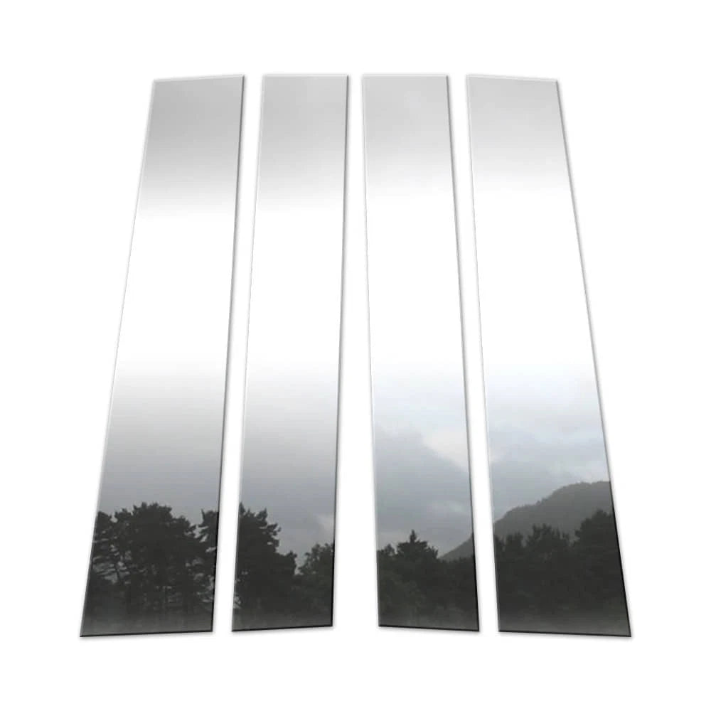 4pc. Luxury Chrome Pillar Trim For 04-12 Nissan Titan King Cab