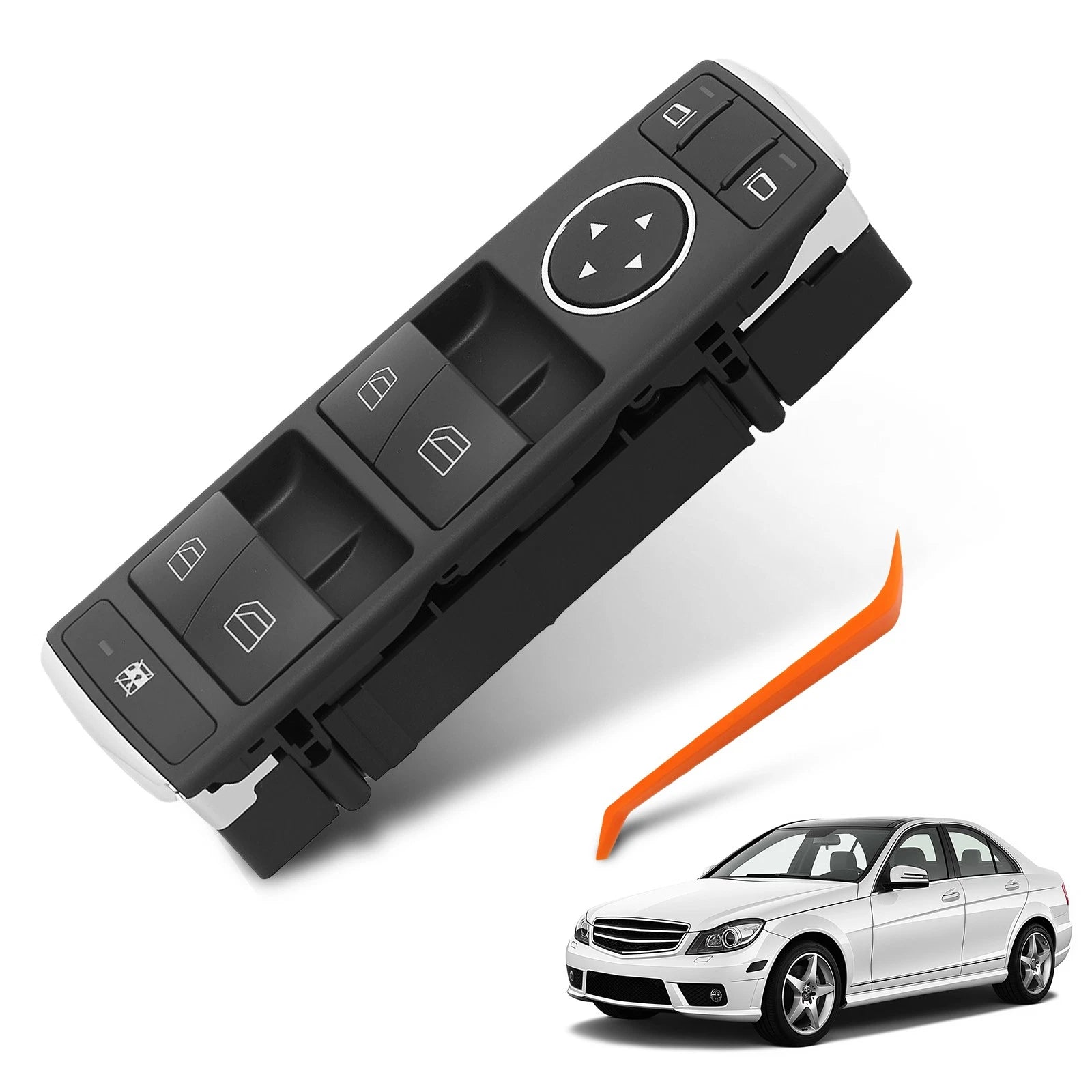 Front Left Door Window Switch for Mercedes-Benz W204 C-Class (2008–2014)