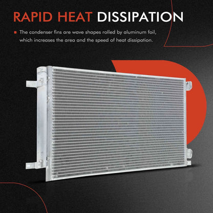 A/C Condenser with Receiver Drier & Bracket for Buick Encore GX (2020–2023)