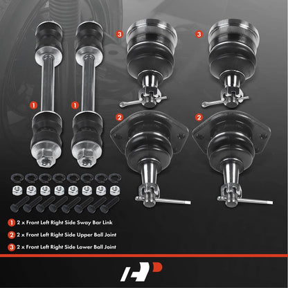 6X Front Stabilizer Bar End Link & Ball Joint for Chevy Malibu (1973–1983)
