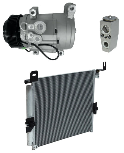 AC Compressor Kit With Condenser Replacement for Toyota Tacoma (2012–2015)