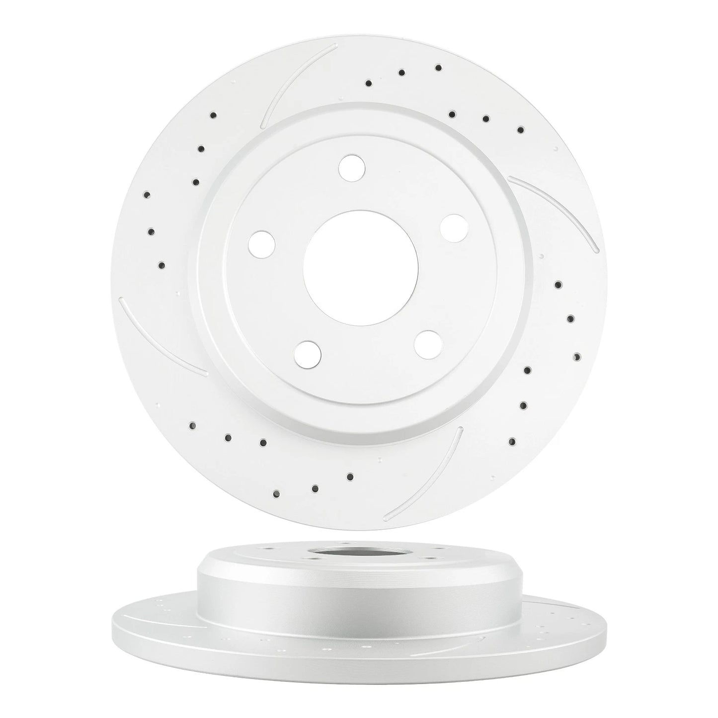 Drilled Slotted Rear Brake Kit for Jeep Grand Cherokee (2012–2020)