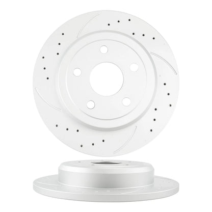 Drilled Slotted Rear Brake Kit for Jeep Grand Cherokee (2012–2020)